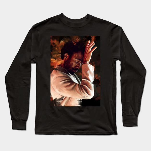 Childish Gambino Long Sleeve T-Shirt by dmitryb1